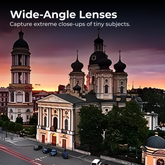 Universal Clip-On 2-in-1 Phone Lens — 0.45× Wide + Macro